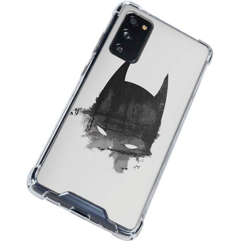 DC Comics Batman Mask Art Galaxy S20 FE Clear Case